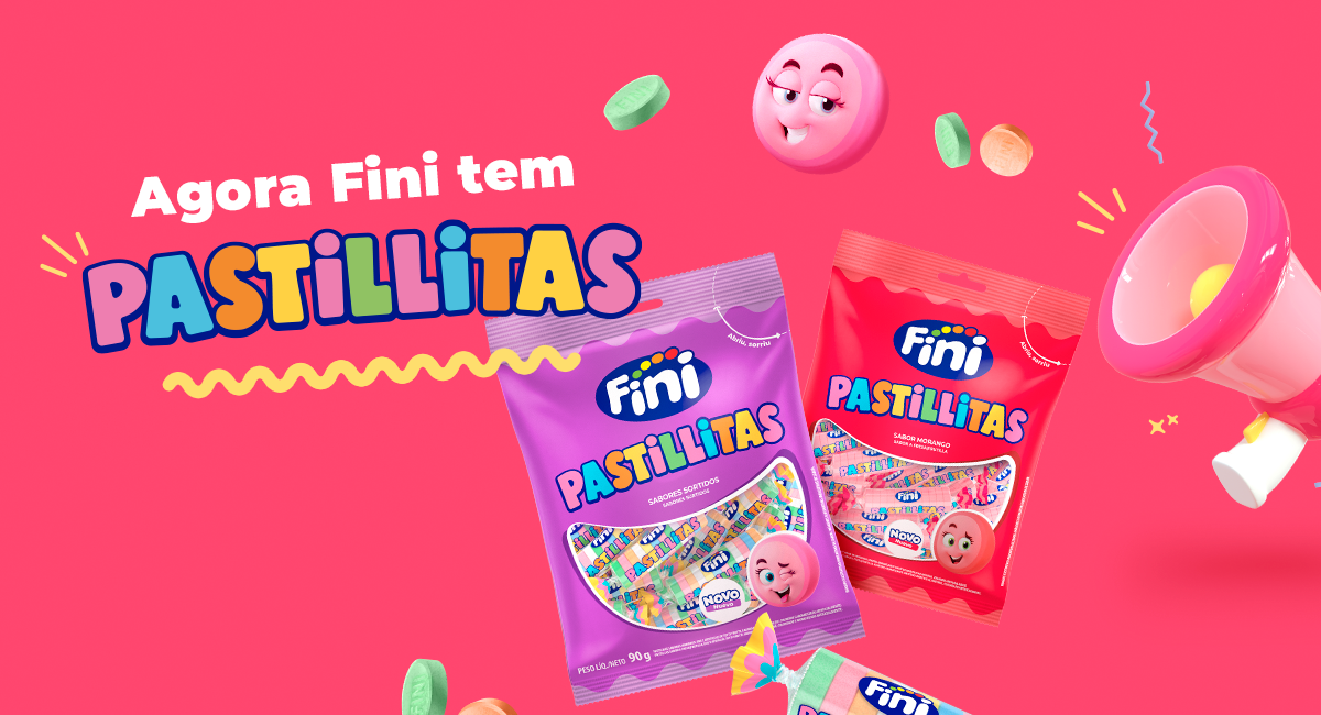 Fini amplia linha de pastilhas com o lançamento de PASTILLITAS Fini amplia linha de pastilhas com o lançamento de PASTILLITAS