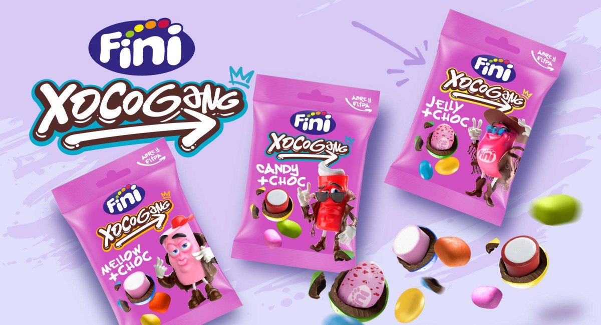 Fini Golosinas presenta XocoGang, la nueva gama de la marca que fusiona golosinas y chocolate bajo una estética muy urbana Fini Golosinas presenta XocoGang, la nueva gama de la marca que fusiona golosinas y chocolate bajo una estética muy urbana