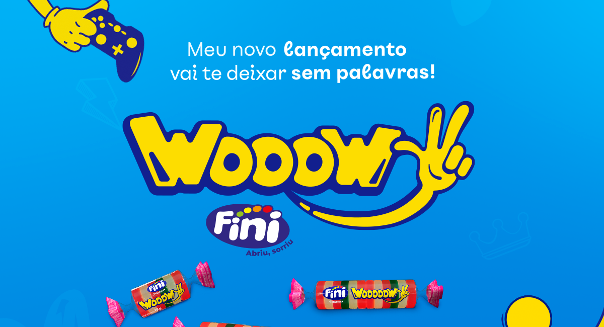 Fini lança a Woow, nova bala de gelatina queridinha da marca Fini lança a Woow, nova bala de gelatina queridinha da marca